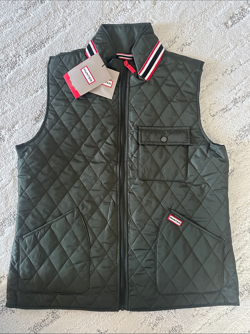 Hunter Green Vest women’s size Medium